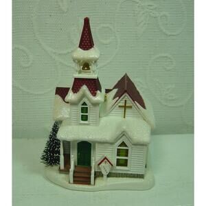 HALLMARK ORNAMENT-COUNTRYSIDE CHURCH CANDLELIGHT SERVICES-#11 FROM 2008-NO BOX
